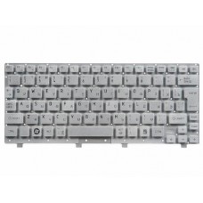6037B0065402 Клавиатура для ноутбука Toshiba Portege T110, Satellite Pro T110, mini NB200, NB205, NB255, NB520, NB525, NB300, серебристая с рамкой, верт. Enter