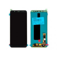 Дисплей в сборе с тачскрином для Samsung Galaxy A6 Plus (SM-A605F) черный (2018) AMOLED