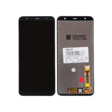 Дисплей в сборе с тачскрином для Samsung Galaxy J4 Core, J4 Plus, J6 Plus (SM-J410F, SM-J415F, SM-J610F) черный (2018), оригинал