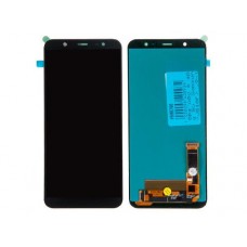 Дисплей в сборе с тачскрином для Samsung Galaxy J8 (SM-J810F) черный (2018) AMOLED