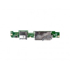 Плата с разъемом сим, карты памяти и контроллером тачскрина для Asus Eee Pad Transformer TF300TG REV G01 б.у с разбора
