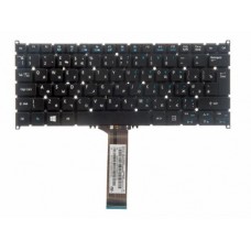 9Z.N7WSC.50R Клавиатура для ноутбука Acer Aspire V5-122, V5-122P, V5-171, V5-132P, V3-331, V3-371, V3-372, E3-111, E3-112, S5-391, черная без рамки, с подсветкой, верт. Enter