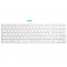 V130562BS1 Клавиатура для ноутбука Toshiba Satellite C850, C850D, C855, C855D, L850, L850D, L855, L855D, белая, верт. Enter