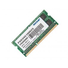 PSD34G16002S Модуль памяти SO-DIMM DDR-3 PC-12800 4Gb PATRIOT PSD34G16002S