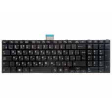 MP-11B96GB-930B Клавиатура для ноутбука Toshiba Satellite C50, C50D, C55, C55D, черная с рамкой, верт. Enter