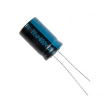 Конденсатор электролитический 22x400 (12.5x20) TK Jamicon 105C