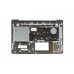 Клавиатура для ноутбука Asus N752VX-1A с топкейсом, серебристая, с подсветкой, GE-раскладка (с разбора)