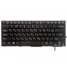 148949641 Клавиатура для ноутбука Sony VPC-SB, VPC-SD, черная без рамки, с подсветкой, гор. Enter