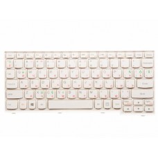 25210872 Клавиатура для ноутбука Lenovo S210, S210T, S215, Yoga 11S, S20-30, S21e-20, Flex 10, белая с рамкой, гор. Enter