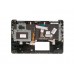 Клавиатура для ноутбука Asus K501L, K501LB, K501LX, K501U, K501UB, K501UX, K501UQ, K501UW с топкейсом, с подсветкой, светло серебристый (с разбора)