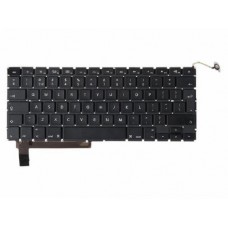 A1286-KB-U Клавиатура для Apple MacBook Pro 15 A1286, Mid 2009 - Mid 2012, Г-образный Enter UK