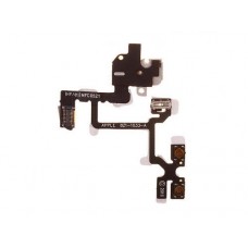 821-1033-A Шлейф с аудио разъемом и кнопками громкости для Apple iPhone 4, белый