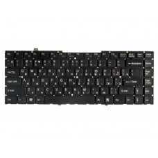 148084721 Клавиатура для ноутбука Sony Vaio VGN-FW, черная без рамки, гор. Enter